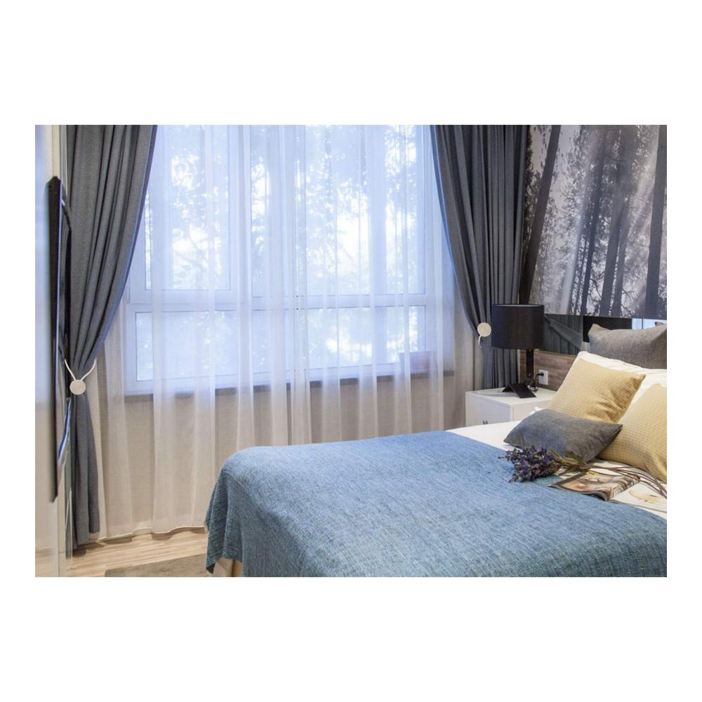 Magnetische Vorhang Raffhalter - 2 Stücke Handgestrickte Halterungen mit starkem Magneten für einfaches Anbringen von Vorhängen - Dekorative Fenster Accessoires für stilvolle Innenräume