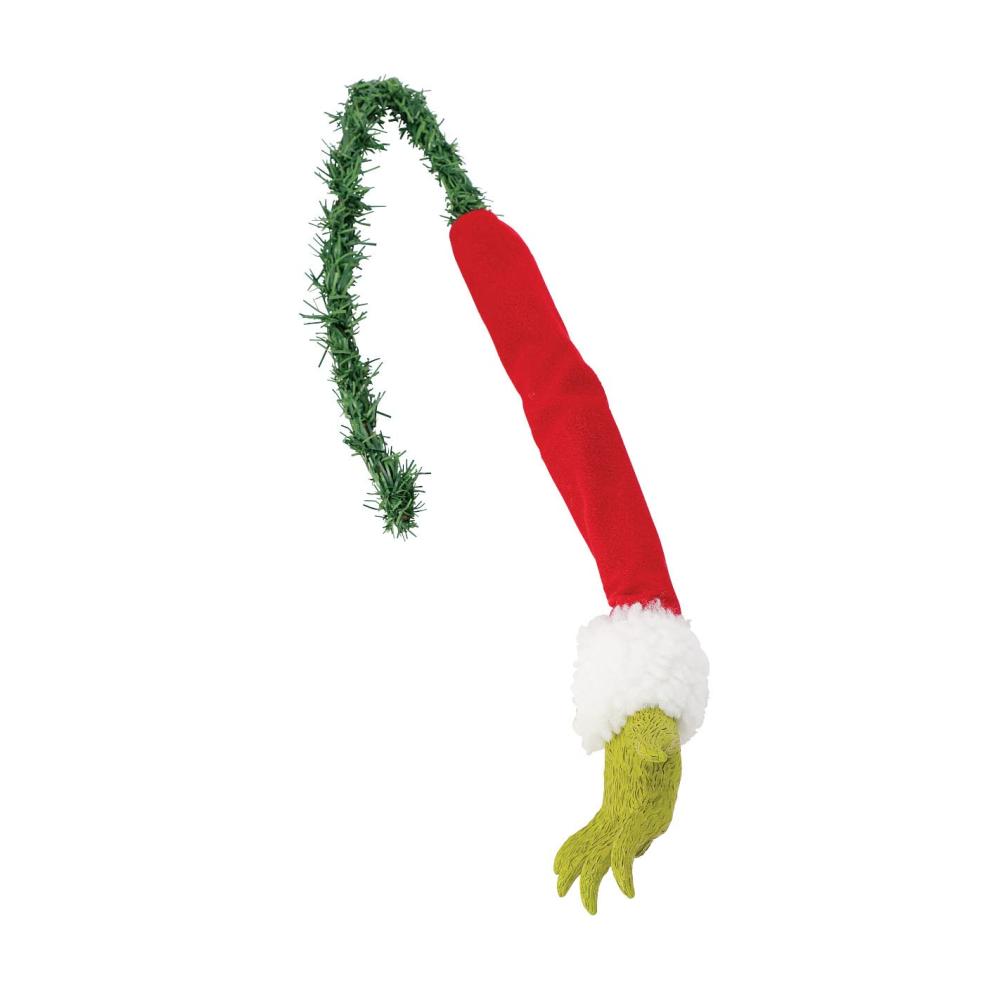 Verleihen Sie Ihrem Weihnachtsbaum mit Spitzen Grinch-Dekorationen einen einzigartigen Charme! Weiche grüne Grinch-Arme und -Kopf schmücken als Baumspitze - Liebevolles Plüschtier für festliche Freude. Perfekter Grinch-Weihnachtsbaum-Ornamenthalter und Topper