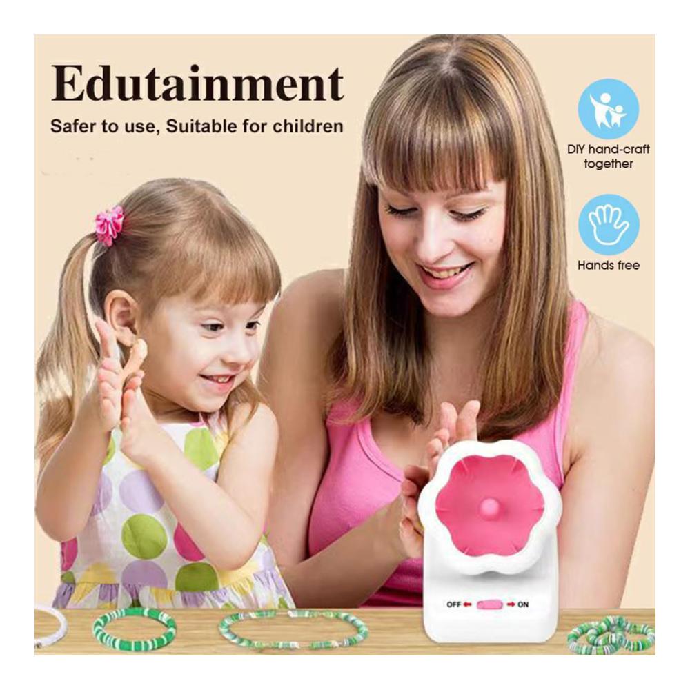 Erstellen Sie mühelos exquisite Perlenarbeiten mit unserem elektrischen Perlenweben-Werkzeug! Perfekt für Armbänder und Halsketten dieser Bead Spinner vereinfacht das Perlendrehen und -weben
