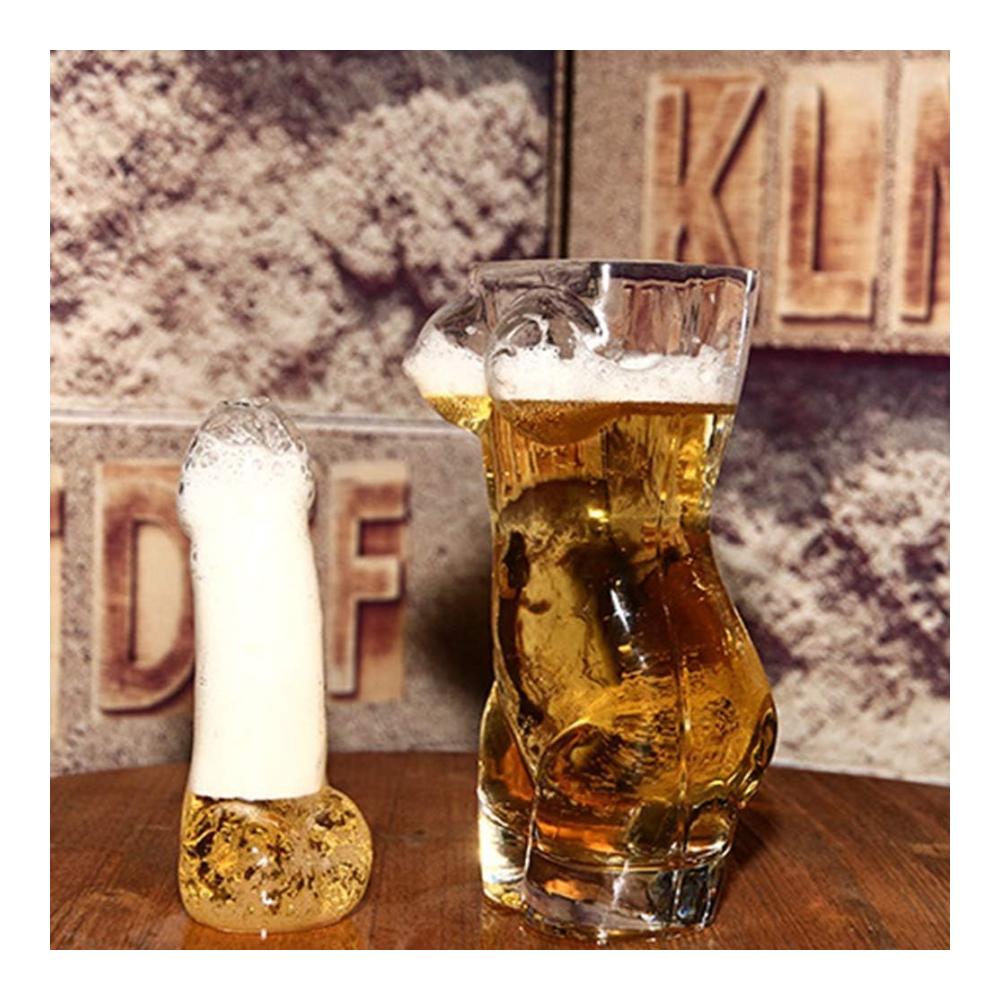 Hochwertige Biergläser-Set 100ml Transparentes Design für Bierliebhaber Bar Partys. Perfekt für KTV und stilvolle Dekoration. Gönnen Sie sich den Genuss