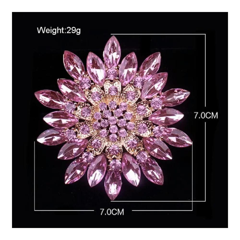 Exklusiver Blumenschmuck für besondere Anlässe Elegante Hochzeitsdekoration in Lila Rot Schwarz. Klarer Kristall verleiht Zeremonien Glanz. Perfekte Brosche Corsage für unvergessliche Momente