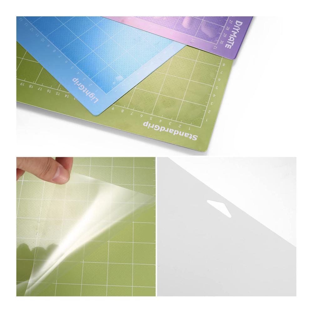 Hochwertige rutschfeste Schneidematten für Silhouette Cricut und Cameo Plotter | 3er-Pack Klebende Ersatz-Schneidematten für präzises Crafting und Vinylschnitt | Ideales Zubehör für Ihre Projekte