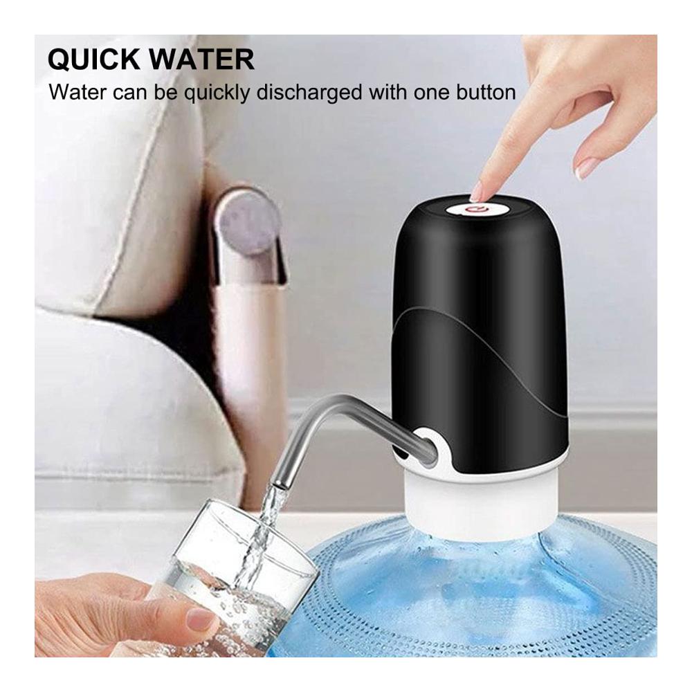 Tragbarer elektrischer Wasserspender & Kühler - Automatische Dosierung - USB-aufladbar - Ideal für Zuhause Büro Camping & Unterwegs - Sparen Sie Platz und genießen Sie frisches Wasser