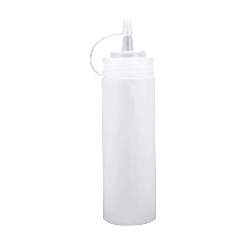 12er Set Dressing-Shaker 8 Unzen Quetschflaschen mit Twist Cap Deckel für Sauce Ketchup BBQ Farbe - Praktisches Zubehör für die Küche