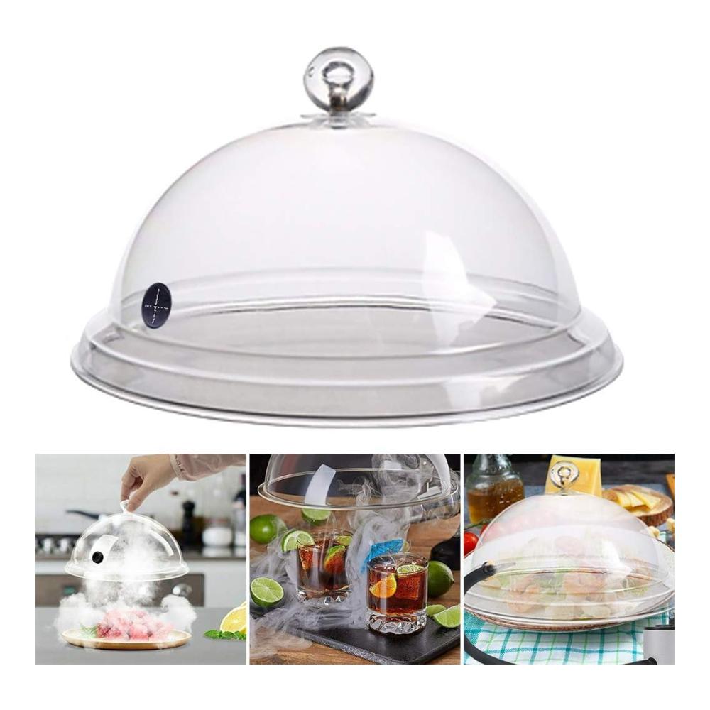 Deckel für XLTEAM Räucherkuppel Transparente Abdeckung zum Konservieren von Aromen - Perfektes Zubehör für Rauchen Sous Vide Grillen & mehr