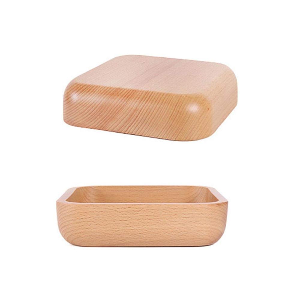 Nachhaltige Salatschüssel aus Holz für Snacks Desserts & mehr - Umweltfreundliches Servierteller Geschirr & Lebensmittelbehälter (175 cm