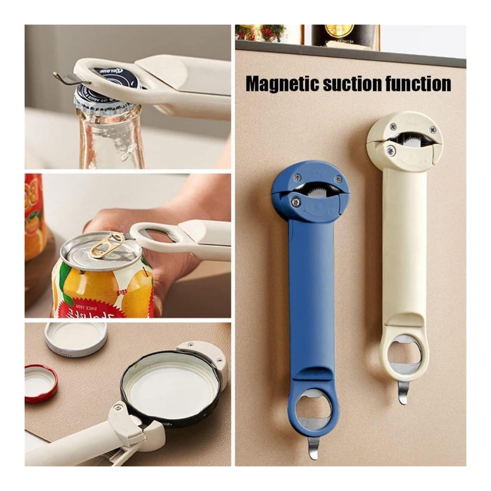 Entdecken Sie müheloses Öffnen mit dem 2024 Seinohome Jar Opener Set! Multifunktionaler ausziehbarer Flaschenöffner und verstellbarer Dosenöffner. Ein unverzichtbares Küchengadget - Wandmontage inklusive! (2 Stück Mix1