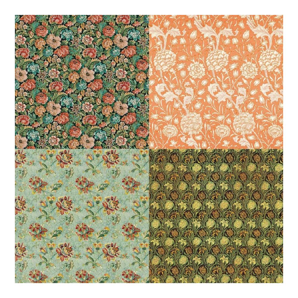 Entdecken Sie kreative Möglichkeiten mit unserem hochwertigen Dekorpapier-Set! 48 Blätter gemustertes Papier im Vintage-Stil für DIY Bastelprojekte Karten Fotoalben und Dekoration. Einseitig bedruckt 152x52 cm mit bezaubernden Blumenmustern. Verleihen Sie Ihren Projekten einen einzigartigen Charme