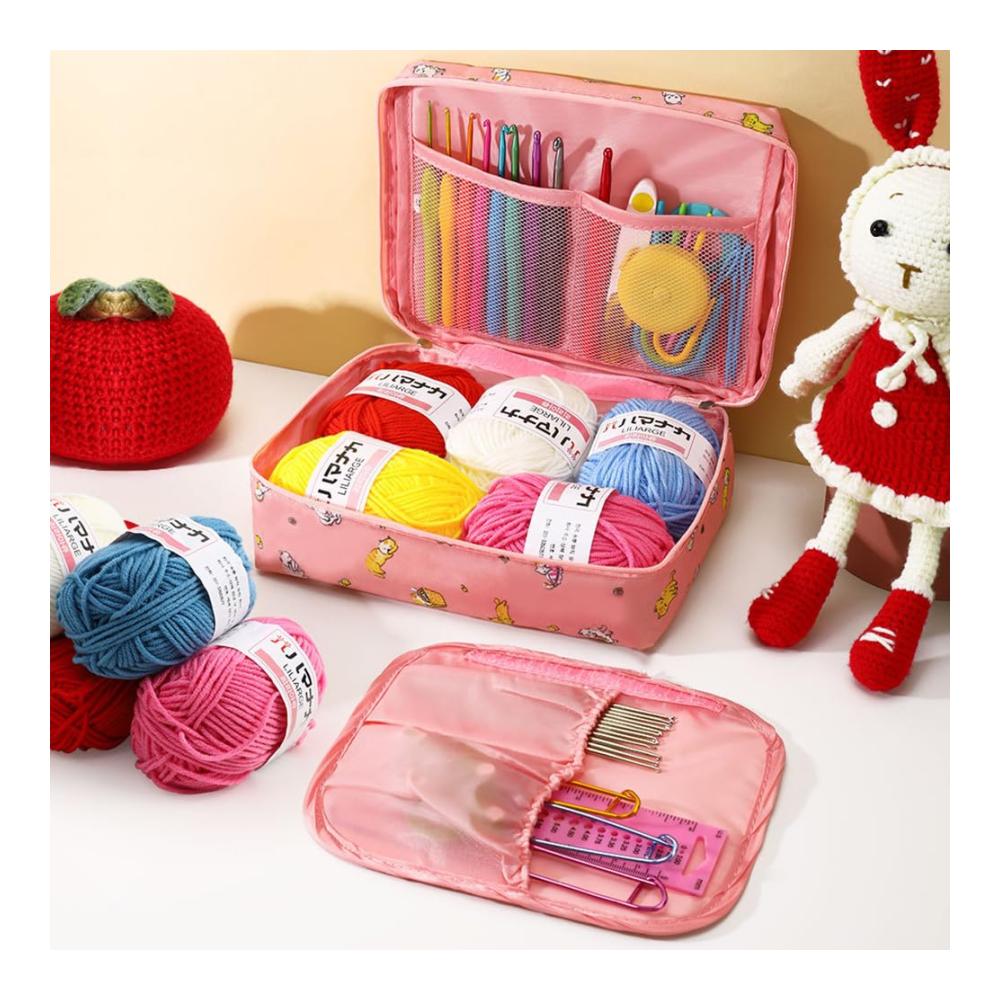 Häkelsets Deluxe Socx Schals Home Craft für Anfänger - Exklusives Sparzubehör im AKTIONSPAKET! Kreatives Häkelset für trendige Accessoires und mehr - Perfekt für Einsteiger und