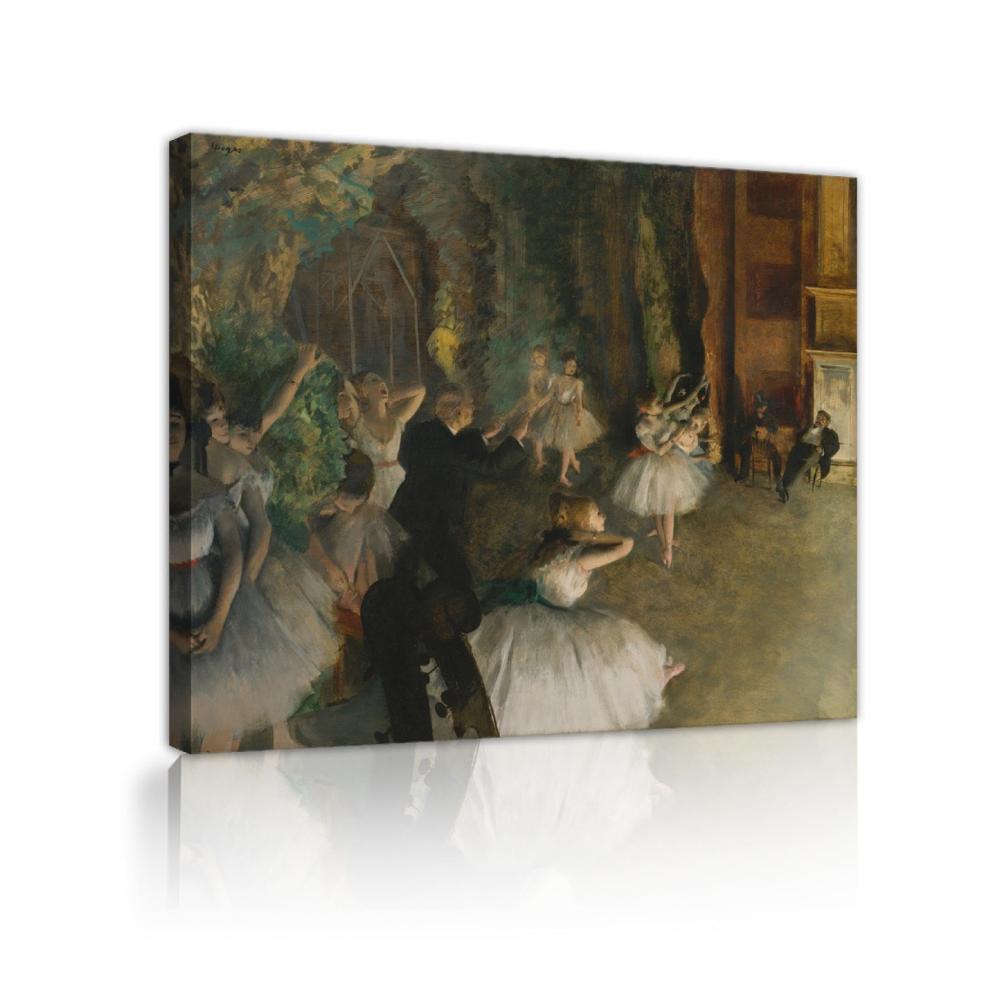 Faszinierende Lackierungen Große Leinwanddrucke von Edgar Degas berühmte Gemälde für Küche und Wohnkultur 80x96cm Innenrahmen inklusive