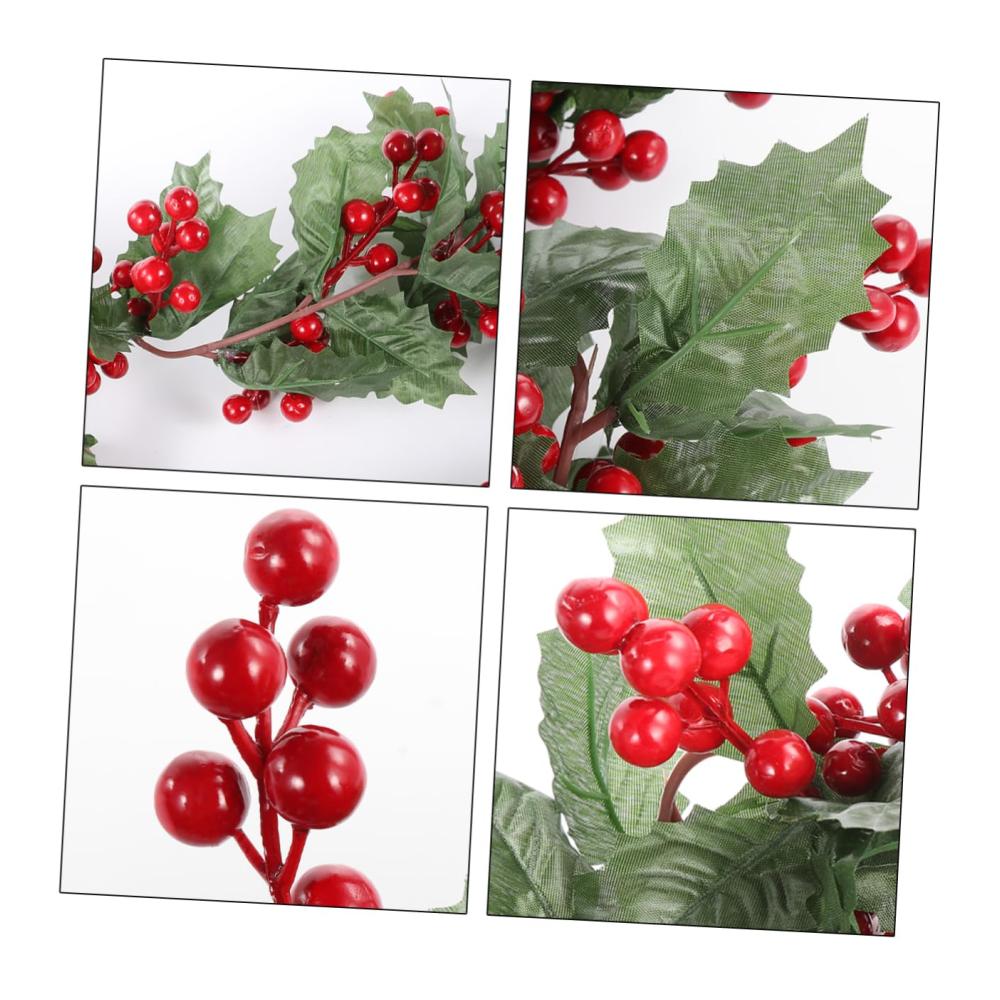 Frohe Festtage mit Stil Exquisite Rattan-Girlande für ein nordisches Weihnachtsdekor | Einzigartiger Christbaumschmuck aus PVC-Rattan | Festliche Sprühdekorationen für einen zauberhaften Kranz