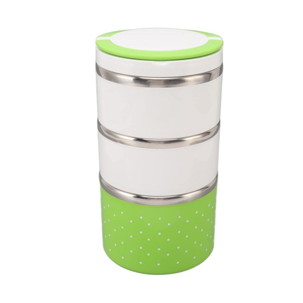 Entdecken Sie die Innovation Premium Bento Boxen Set auslaufsicher mit stapelbarem Thermo-Design aus Edelstahl für frische Mahlzeiten unterwegs! Perfekt für Partys