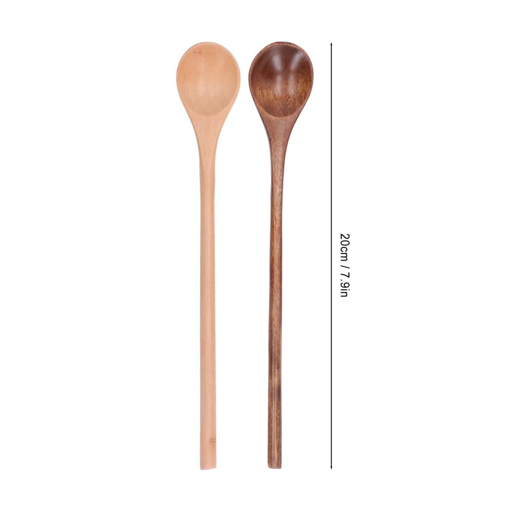 Entdecken Sie die Vielseitigkeit mit unserem 8-teiligen Kochlöffel-Set aus Buchenholz | Sichere Servierlöffel mit bequemen Griffen | Ideale Holzküchenutensilien für heiße und kalte Gerichte
