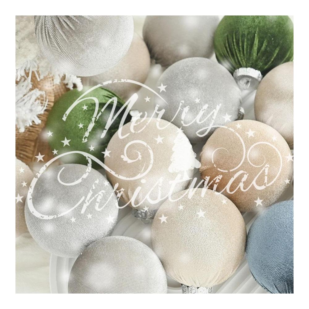 Bringen Sie festliche Stimmung ins Haus mit 12 Samt-Weihnachtskugeln – perfekt für Weihnachtsbaum Hochzeit & Partys. 61 cm große beflockte Kugeln für die ganze Familie