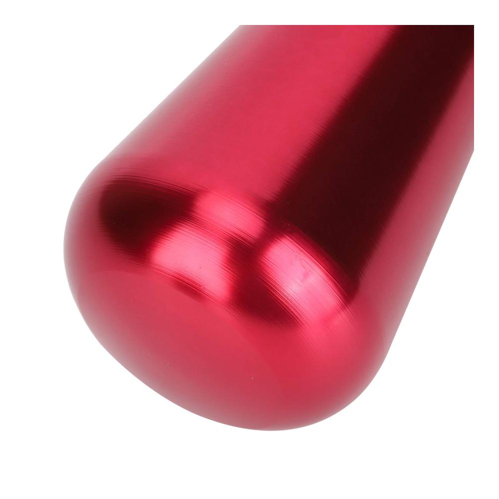 Hochwertiger 575 mm Edelstahl Kaffeestampfer | Flachdruck Presshammer für perfekten Espresso | Robustes Kaffeezubehör in Rot | Barista-Tool für besten Kaffeegenuss