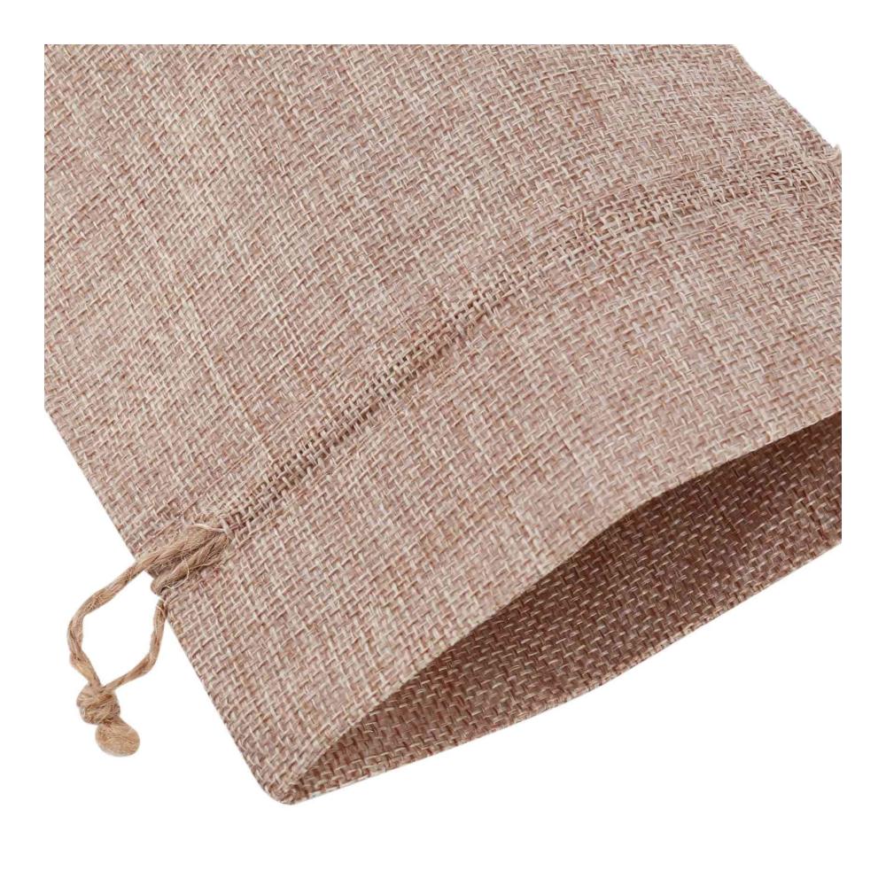 10 Stück Weinbeutel | 14x6 1/4 | Hessisch Nummerierte Weinflasche Geschenkbeutel | Kordelzug | Ideale Flaschenkörbe & -träger für Blinde Weinprobe | Praktisch und stilvoll