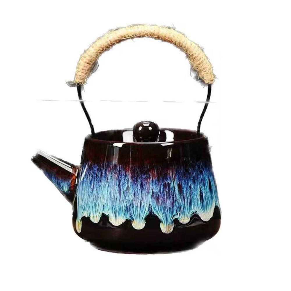 Entdecken Sie die Eleganz Teekanne für eine Tasse in exquisiter Treibsand-Optik mit Goldglasur und hochwertiger Keramik. Genießen Sie Ihren Tee stilvoll mit dieser großen Teekanne inklusive Sieb. Ein Must-have für Teeliebhab