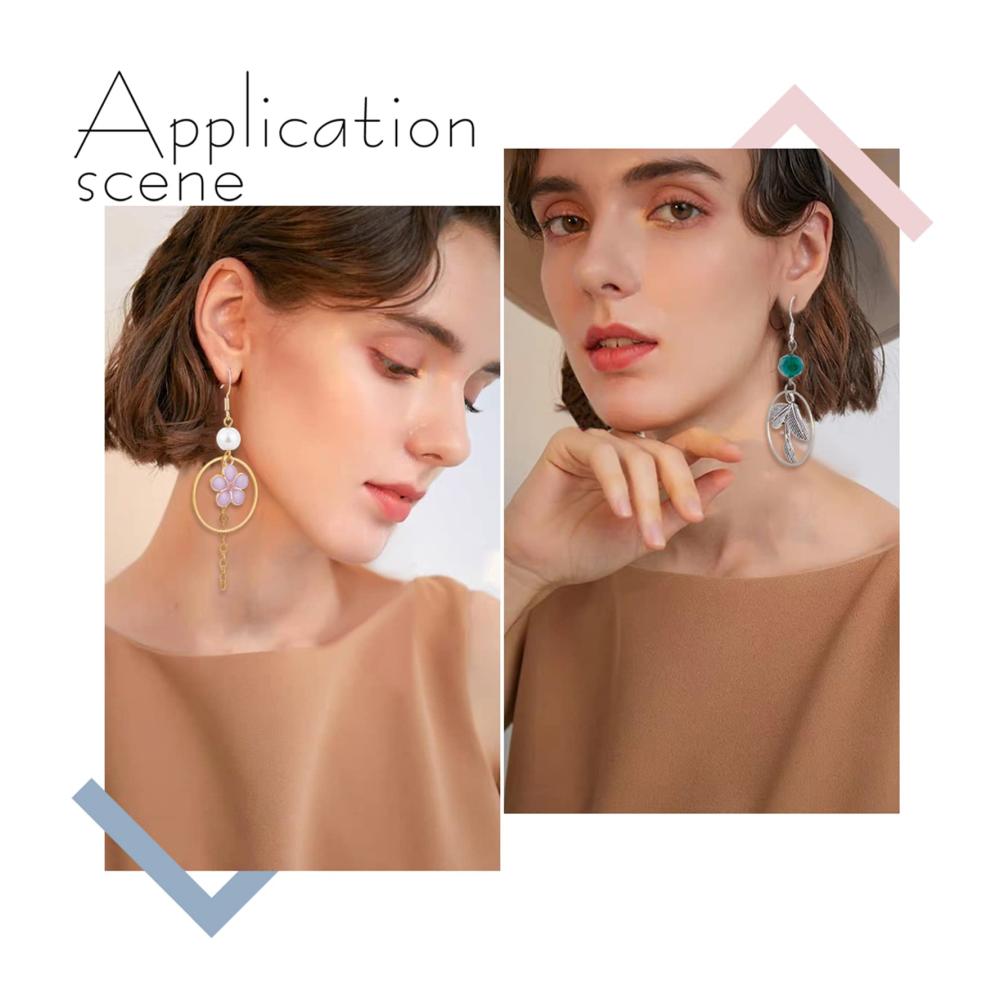 Entdecken Sie den Glanz 100 Ohrhaken in 2 Farben - Edle Angelhaken in 24K Gold & Sterling Silber Vergoldung. Brillante Messing-Ohrhaken für DIY-Ohrringe. Inklusive Ohrringherstellungsset und transparenter Aufbewahrungsbox. Perfekt für einzigartigen Ohrsch
