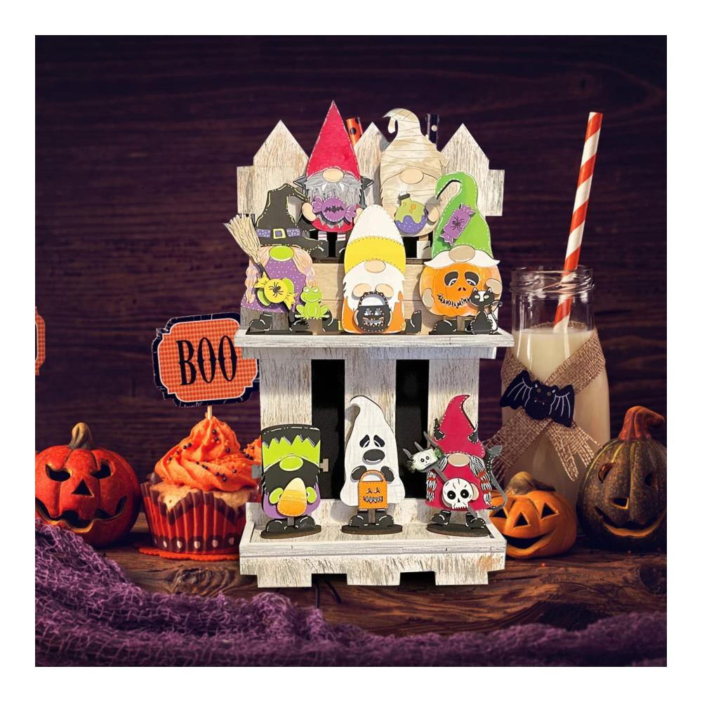 Gruselige Halloween Puppen Gesichtsloser Zwerg Plüsch - Dekorationen für Herbst & Party - Perfekte Geschenke für schaurige Hausdekorationen (Einheitsgröße Farbe wählbar