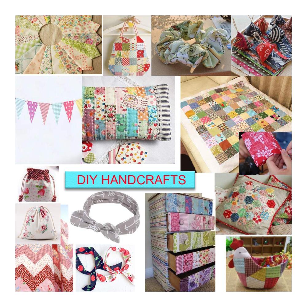 Baumwollstoff Meterware Patchwork Stoffpaket – 7 Stück 50x45 cm – Hochwertige Textilien zum Nähen Basteln & Scrapbooking – Ideal für DIY Projekte & Handwerksarbeiten – Vielseitige Baumwolle