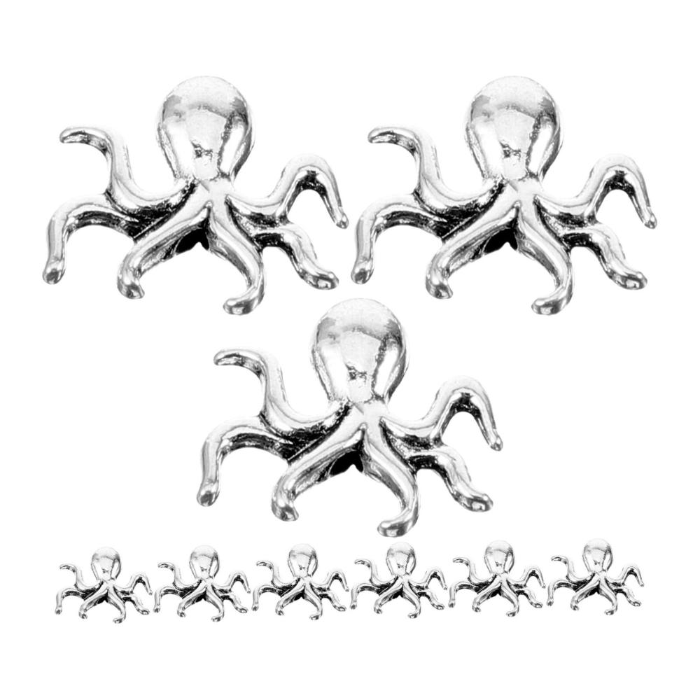 20er Set Oktopus-Charms für Schmuck Vielseitige Anhänger im Ozean-Stil Ideal für DIY Armbänder Halsketten & Meeresthema-Bastelprojekte