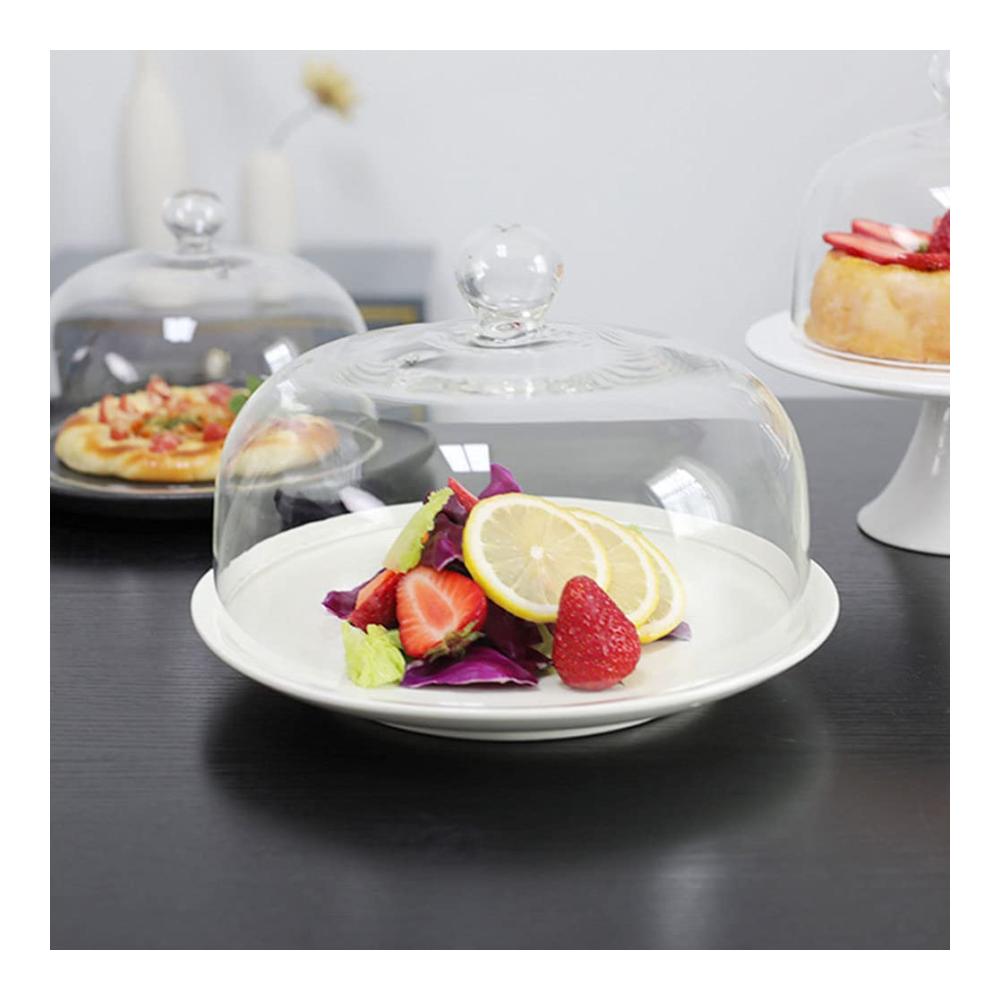 Entdecken Sie Eleganz und Funktionalität mit unseren hochwertigen Bestecksets - SOLUSTRE Tellerglocke & mehr Speiseglocke Glas-Mikrowellen-Deckel Fliegenhaube Spritzschutz & Abdeckhaube für Speisen Käse Kuchen & mehr. Praktisch für Kühlschrank und Mikrowelle