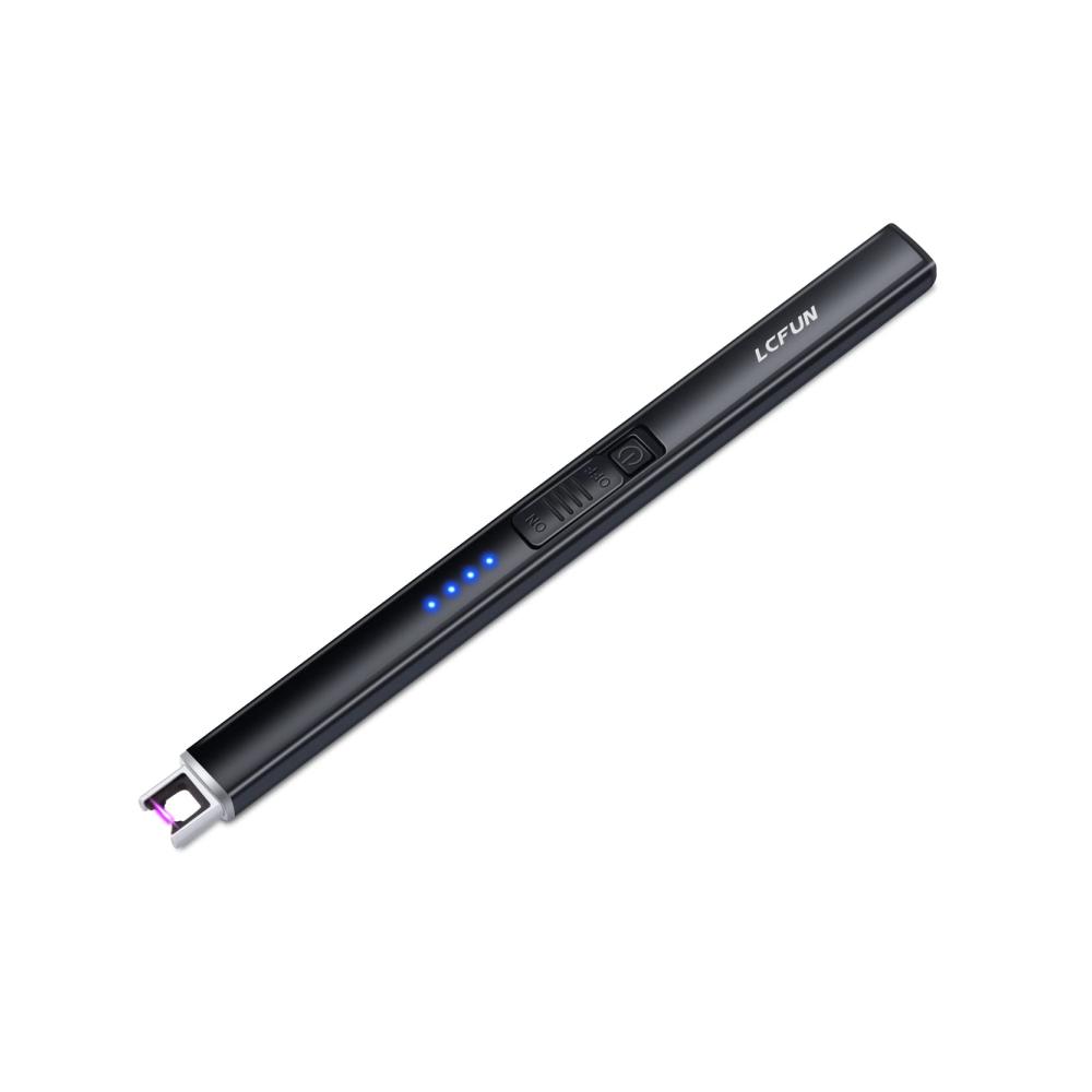Elektrisches Lichtbogen Feuerzeug | USB aufladbar & winddicht | Stabfeuerzeug für Kerzen Grill und Feuerwerk | Plasma Feuerzeug elegant und langlebig | Wiederaufladbares Feuerzeug für den