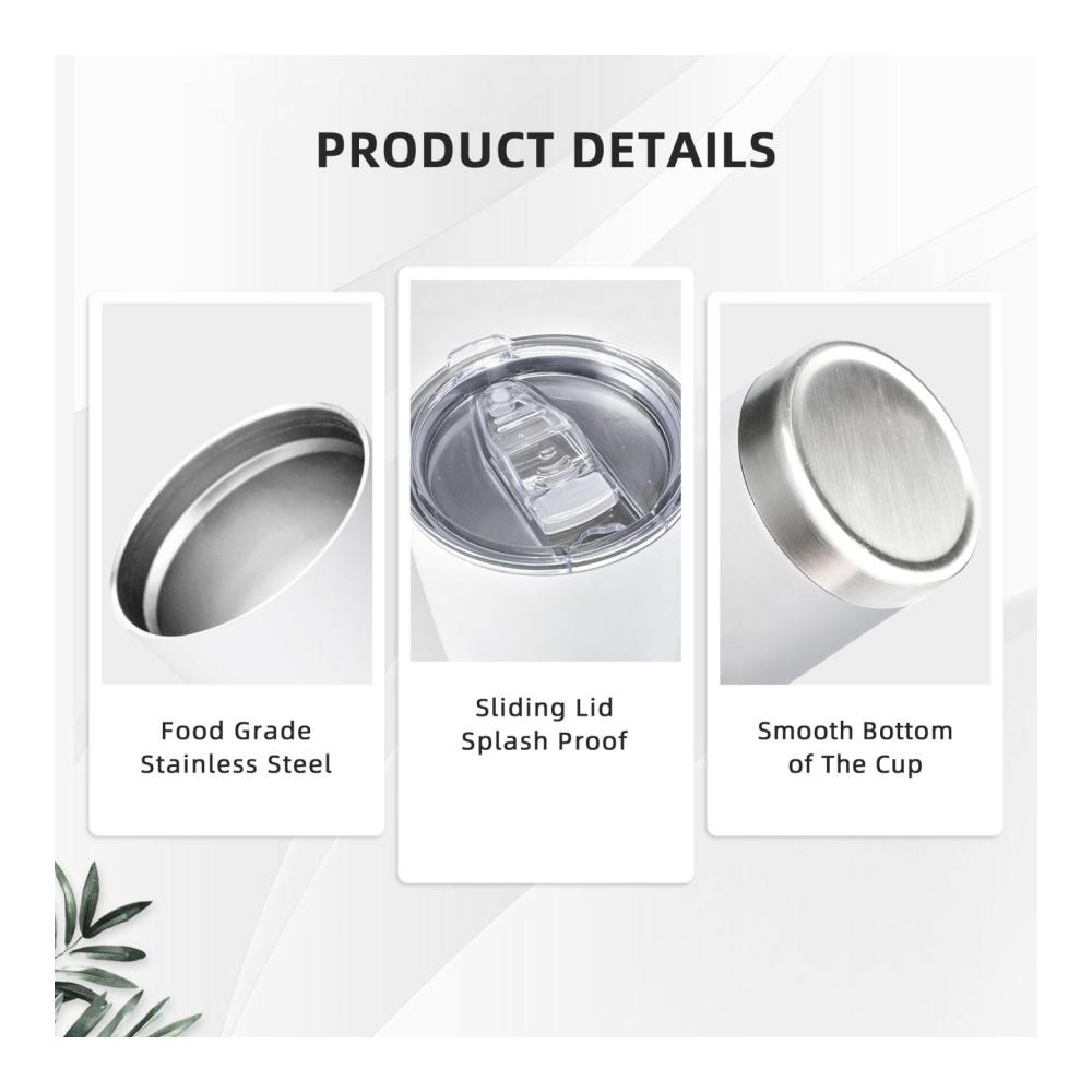Entdecke die House by The 20oz Isolierte Edelstahl Thermoskanne für heiße und kalte Getränke – Perfekt für unterwegs! Wiederverwendbarer Becher mit Deckel und Strohhalm für alle gängigen Auto-Becherhalter – Genieße deine Lieblingsgetr
