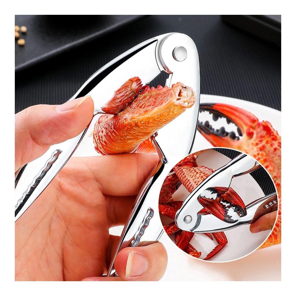 Meeresfrüchte-Werkzeuge Hochwertiges 6-teiliges Set mit Krabbenknacker Gabeln Knallbonbons & Schere für müheloses Genießen von Krustentieren. Robustes Metall & Benutzerfreundlichkeit