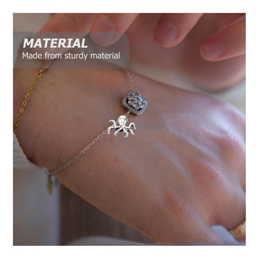 20er Set Oktopus-Charms für Schmuck Vielseitige Anhänger im Ozean-Stil Ideal für DIY Armbänder Halsketten & Meeresthema-Bastelprojekte