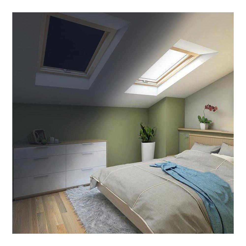 Hochwertige Raffrollos für optimale Verdunkelung | 150 x 200 cm Sonnenschutzrollos aus Polyester mit Klebeband | Reise- und temporäre Verdunkelungsrollos