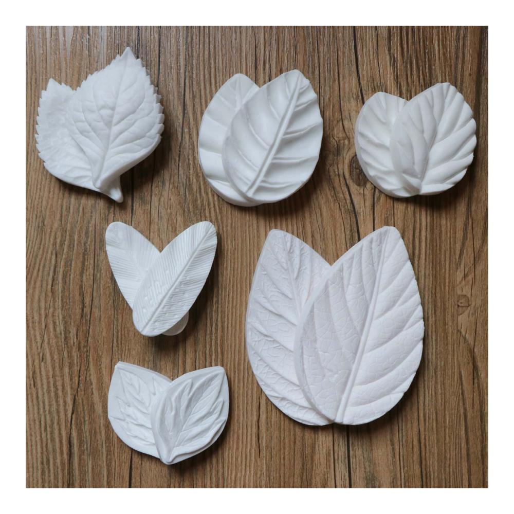 Kreative Seifenherstellung leicht gemacht! Set mit 6 Gießformen für Blätter und Rosenblätter aus Silikon. Perfekt für Fondant Schokolade und mehr – Ideales Werkzeug für 3D-Kuchendekorationen