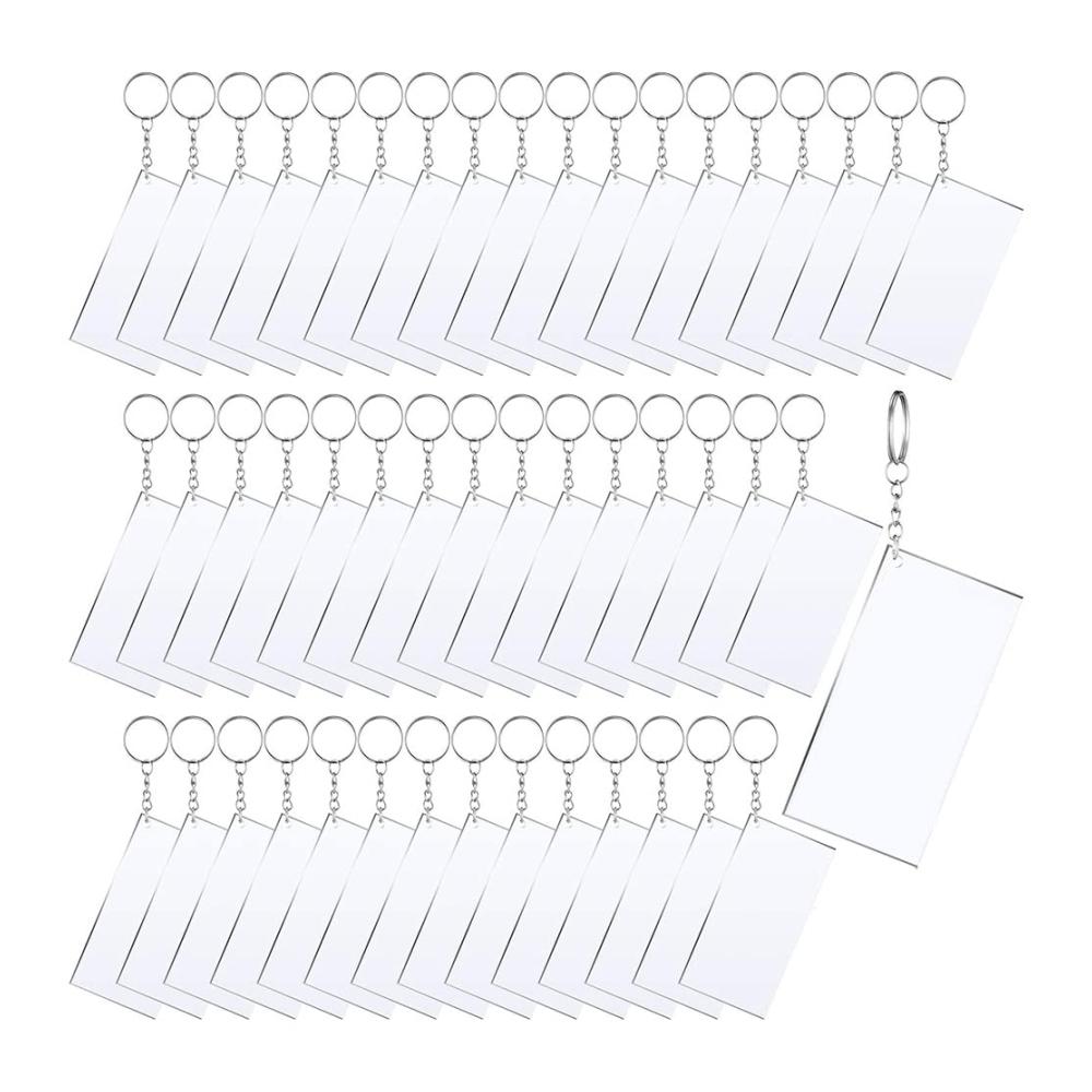 Entdecken Sie stilvolle Vielseitigkeit mit unseren hochwertigen Wand- & Türschildern - 50 Sublimations-Acryl-Schlüsselanhänger blanko transparent perfekt für Vinyl-Kit & Schlüsselanhänger-Designs. Gest