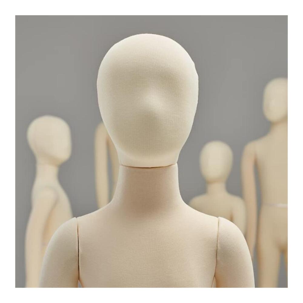 Holen Sie sich die ultimative Schneiderpuppe für Kinder! Flexibel beweglich und ideal für Modefans von 1-14 Jahren. Unisex-Schaufensterpuppe für Kleidung biegbare Gelenke inklusive