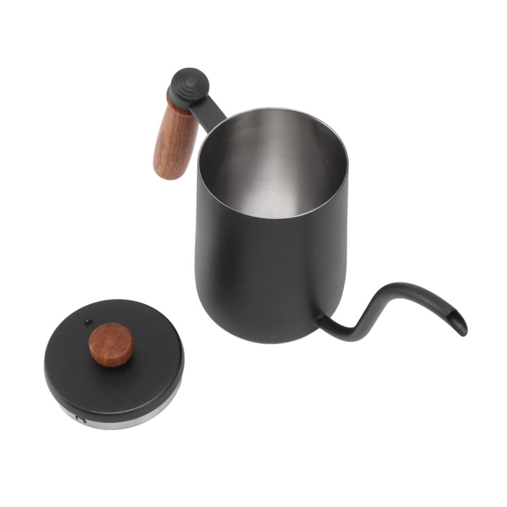 Genießen Sie perfekt gebrühten Kaffee - Edelstahl-Kaffeekessel mit Schwanenhalsauslauf für präzises Übergießen - Ideal für Kaffeemaschinen - 570 ml Kapazität