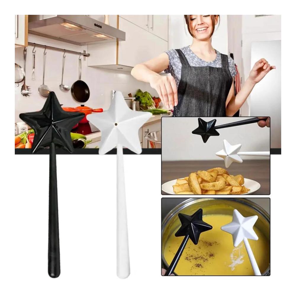 Salz- & Pfefferstreuersets Zauberstab-Design | 2er-Pack Salzstreuer für Halloween & Weihnachten | Küchenzubehör in 3 Farben | Einzigartiges Geschenk für Kochlie