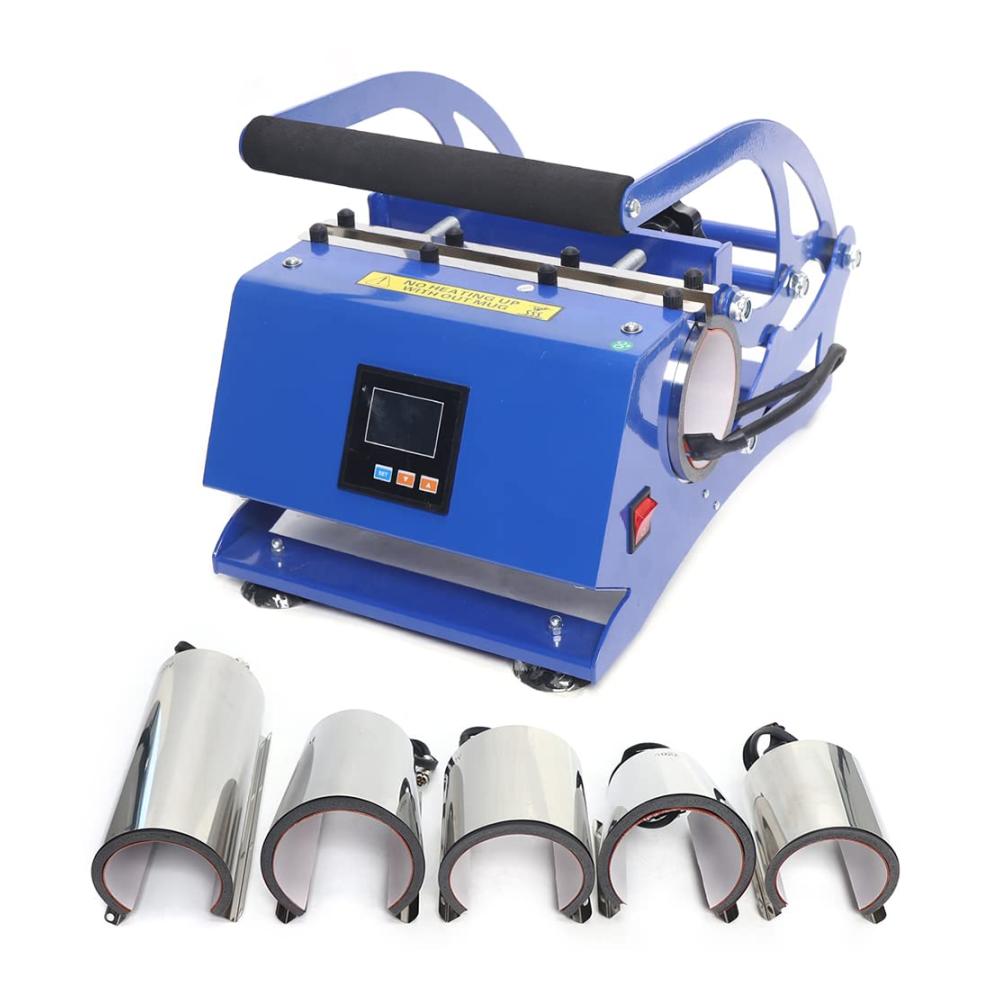 6-in-1 Becher Wärmepresse Übertragungsmaschine - Multifunktionale Sublimation für Kaffee & Tee Tassen | Professionelle Druckübertragung & Personalisierung