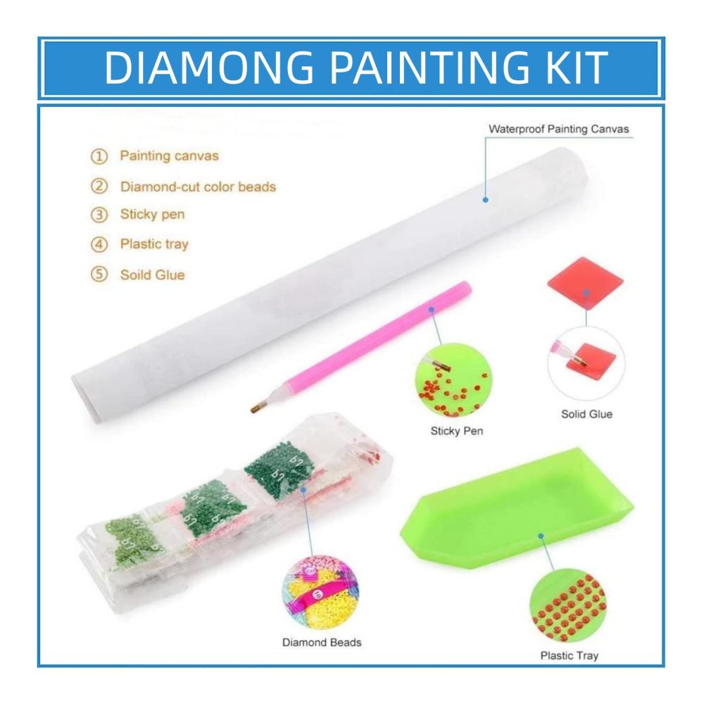 5D Diamantmalerei Bausätze für Erwachsene und Kinder - DIY Großformat (70x90cm) - Leuchtturm-Design - Kristallbilder für Wanddeko und Geschenke