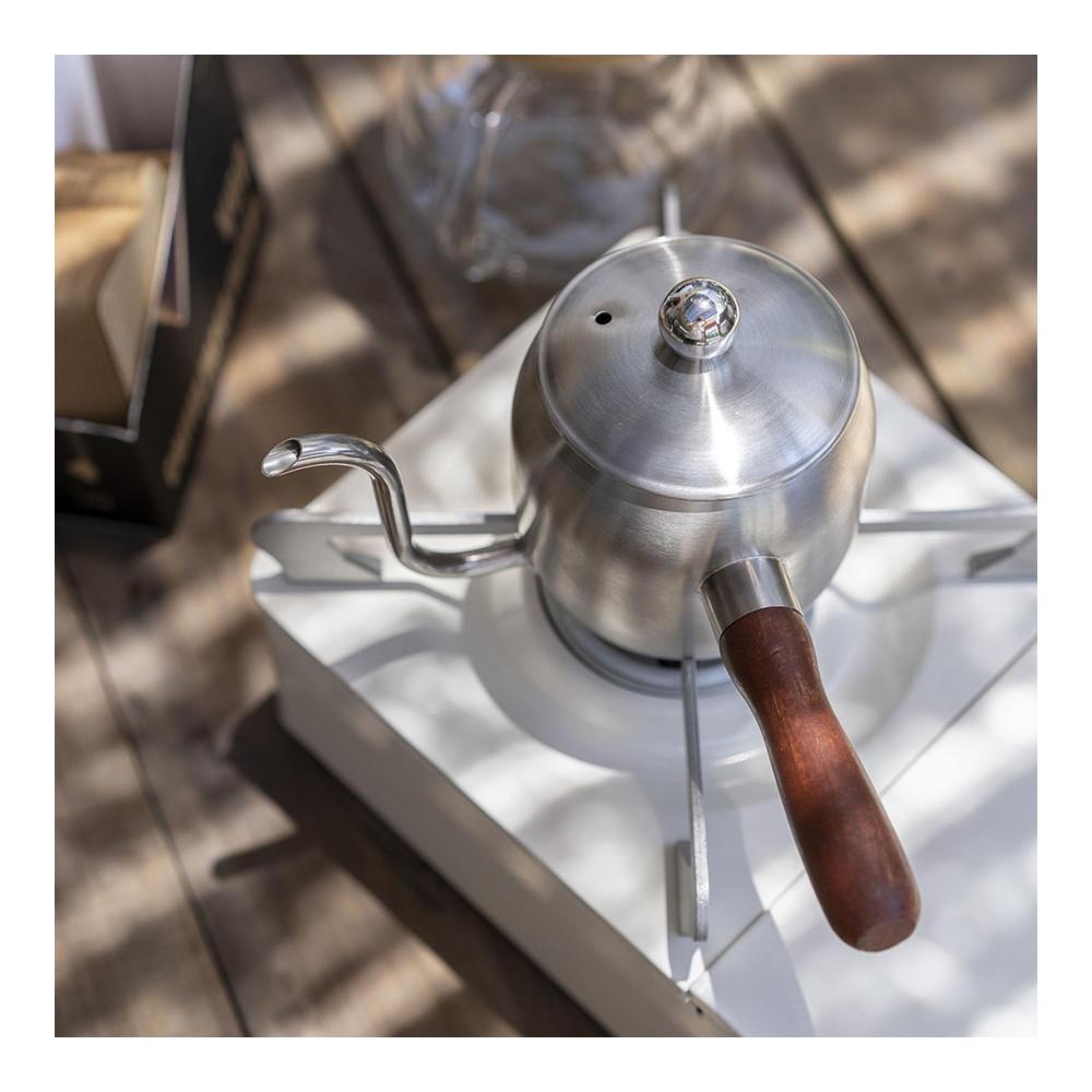 Espresso- & Mokkatassen Set | Premium Edelstahl Teekessel mit schmalem Auslauf | Tragbare Kaffeemaschine verhindert Verbrühungen | Hochwertige Tassen inkl