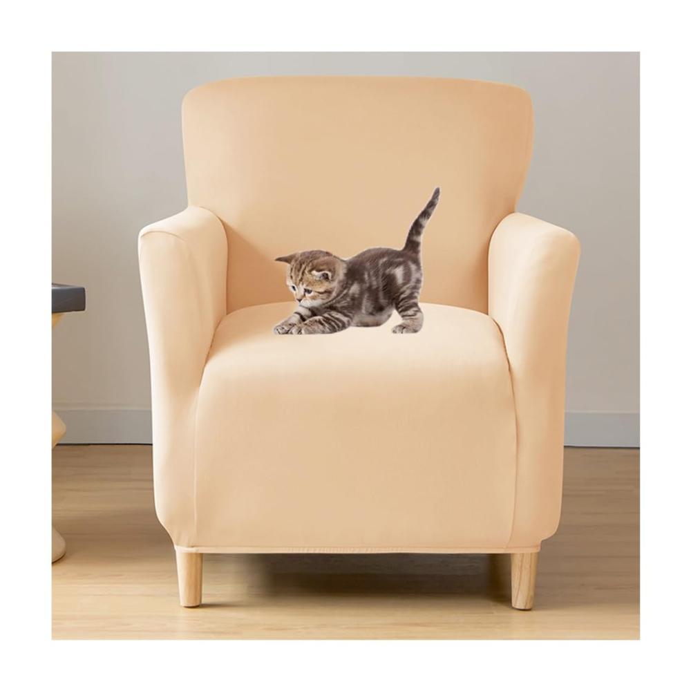 Premium Jacquard Sesselüberwurf - Schonbezug für Clubsessel | Elastischer Sofabezug für Loungesessel Cocktailsessel & mehr | Stretch Sesselschoner für stilvolle Wohnzimmer