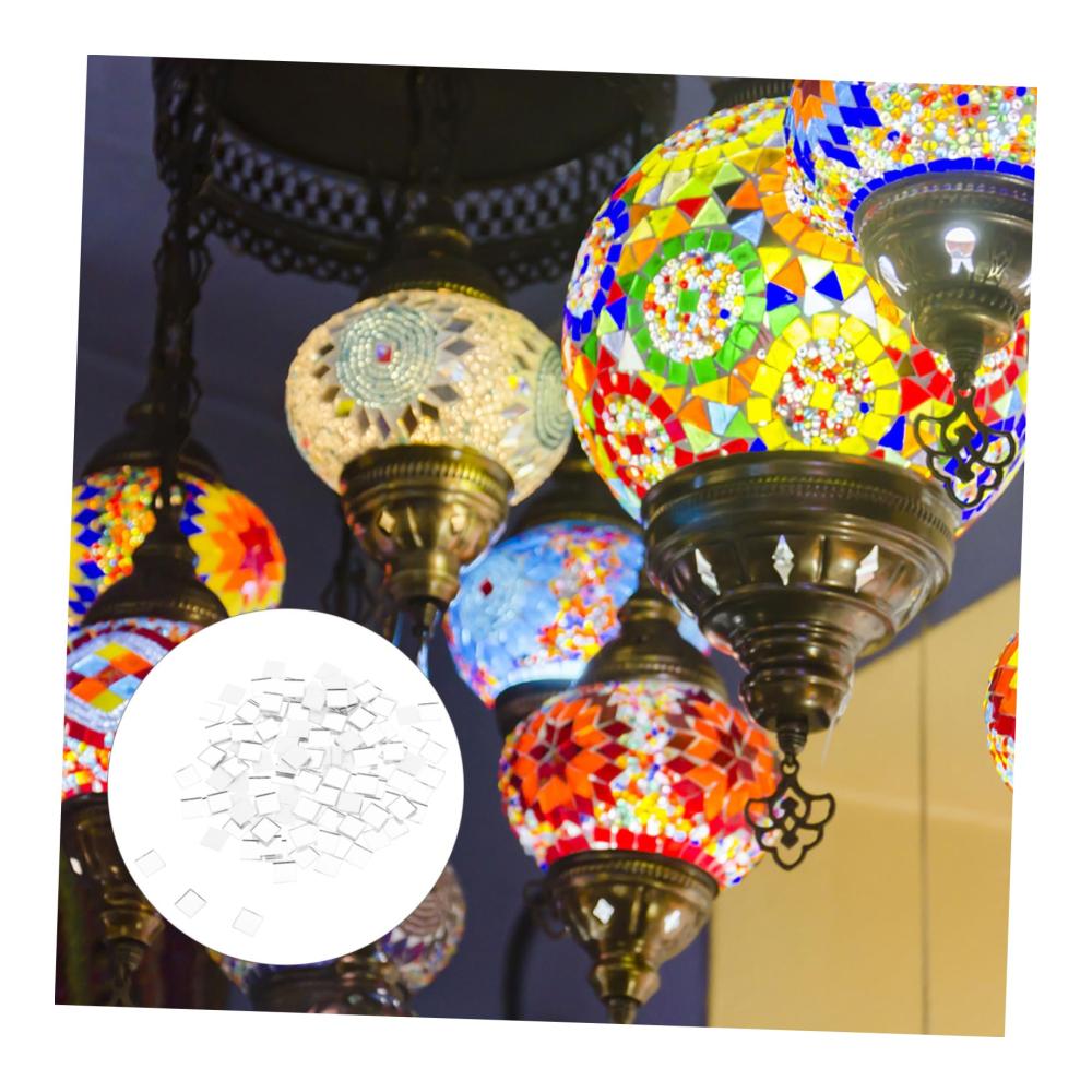Entdecken Sie die Magie des Mosaiks! 300 Mosaik-Patch Spiegelmosaikfliesen-Set für kreative Bastelprojekte - Glasstücke Kristallmurmeln & mehr inklusive. Perfekt zum Basteln