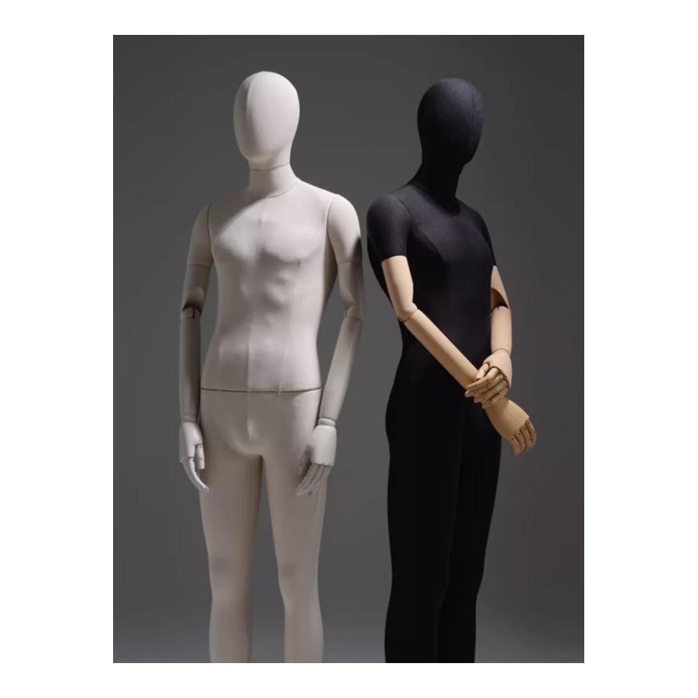 Erwachsene Schneiderpuppe mit beweglichen Holzarmen | Abnehmbarer Torso für Schneidergeschäft und Schlafzimmer-Präsentationen | Hochwertiges Mannequin in männlicher Farbe