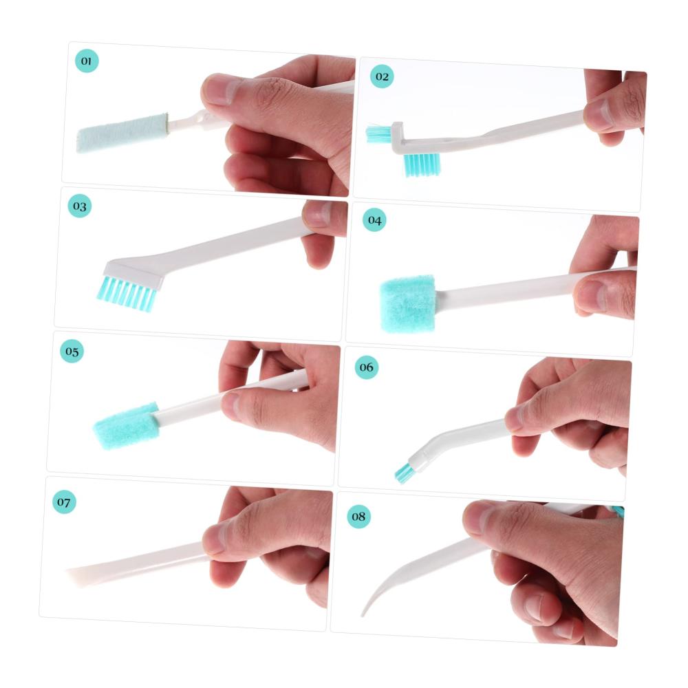 Pinselset für ultimative Sauberkeit | 16 Einweg-Reinigungswerkzeuge inkl. Detailpinsel Fugenreiniger Fensterputzer | Effektive Reinigung von Toilettensitzen Engstellen Babyartikeln & mehr