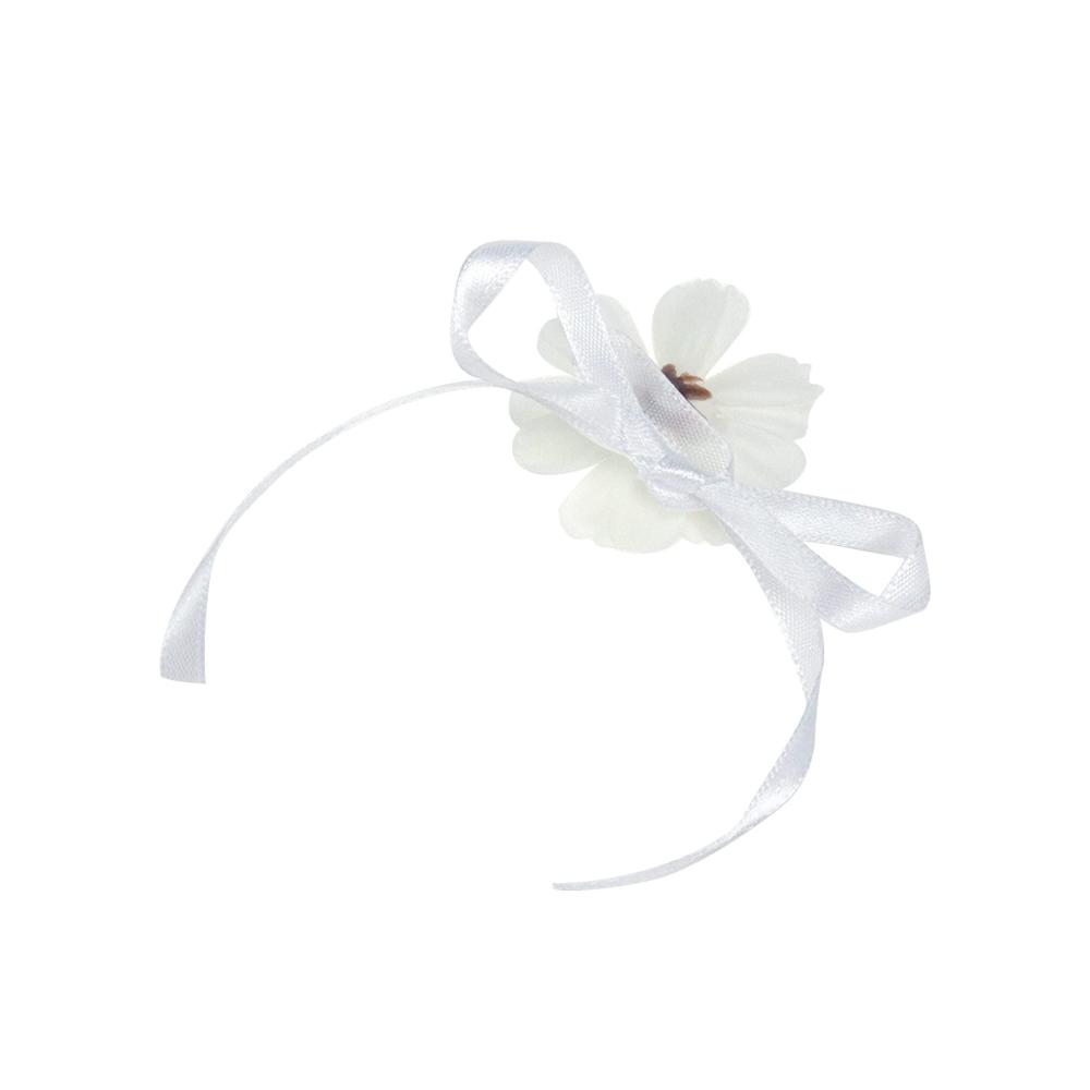 10 weiße Kunstblumenköpfe aus Seide - Perfekte Dekoration für Dessert-Bars Hochzeiten & Partys - Natürlich aussehende Blumenarrangements für Cupcake-Einsätze & mehr