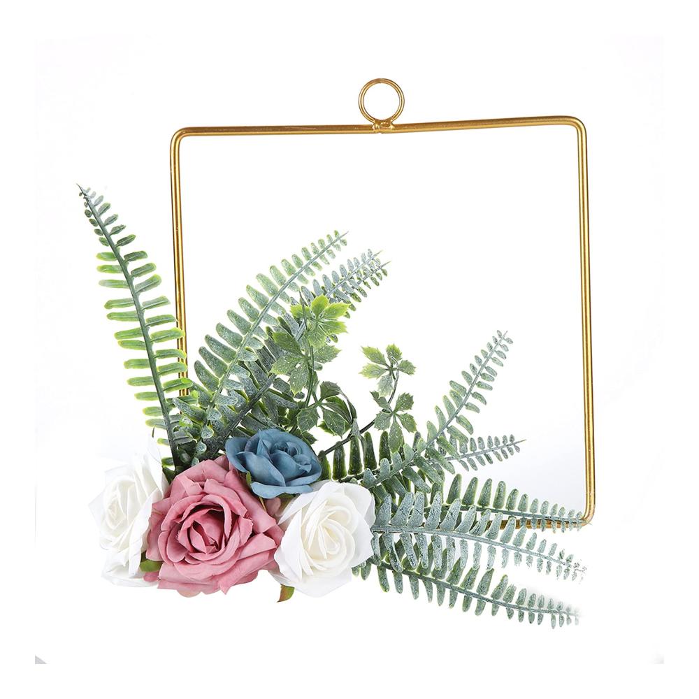 Entdecken Sie den Charme der Natur Künstlicher Blumenkranz mit Hängeschild - Perfekte Dekoration für Tür Wand und Decke - Ideales Geschenk für Hochzeiten und Inneneinrichtung (SPH