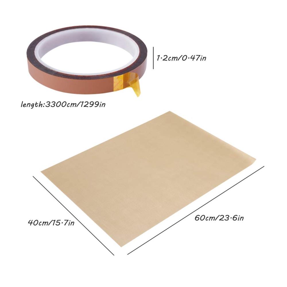 Entdecken Sie SENHAI Transfer-Papier Teflonfolie – 6 Stück 60x399cm antihaftbeschichtet hitzebeständig mit 2 Wärmebändern. Ideal für Ihre Transferpapier-Backmaschine