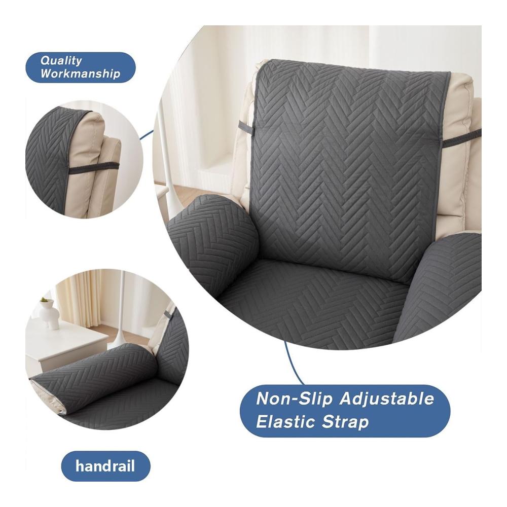 Entdecken Sie Luxus und Komfort mit unseren Sesselüberwürfen - Waschmaschinenfester Sesselschoner mit Rutschfestigkeit Armlehnenschoner und Relaxfunktion für 1/2/3 Sitze. Schützen Sie Ihren Ohrensessel mit dem stilvollen Kopfstützenbezug erhältlich in attraktivem Farbton 6. Genießen Sie die perfekte Kombination aus Eleganz und Praktikabilität