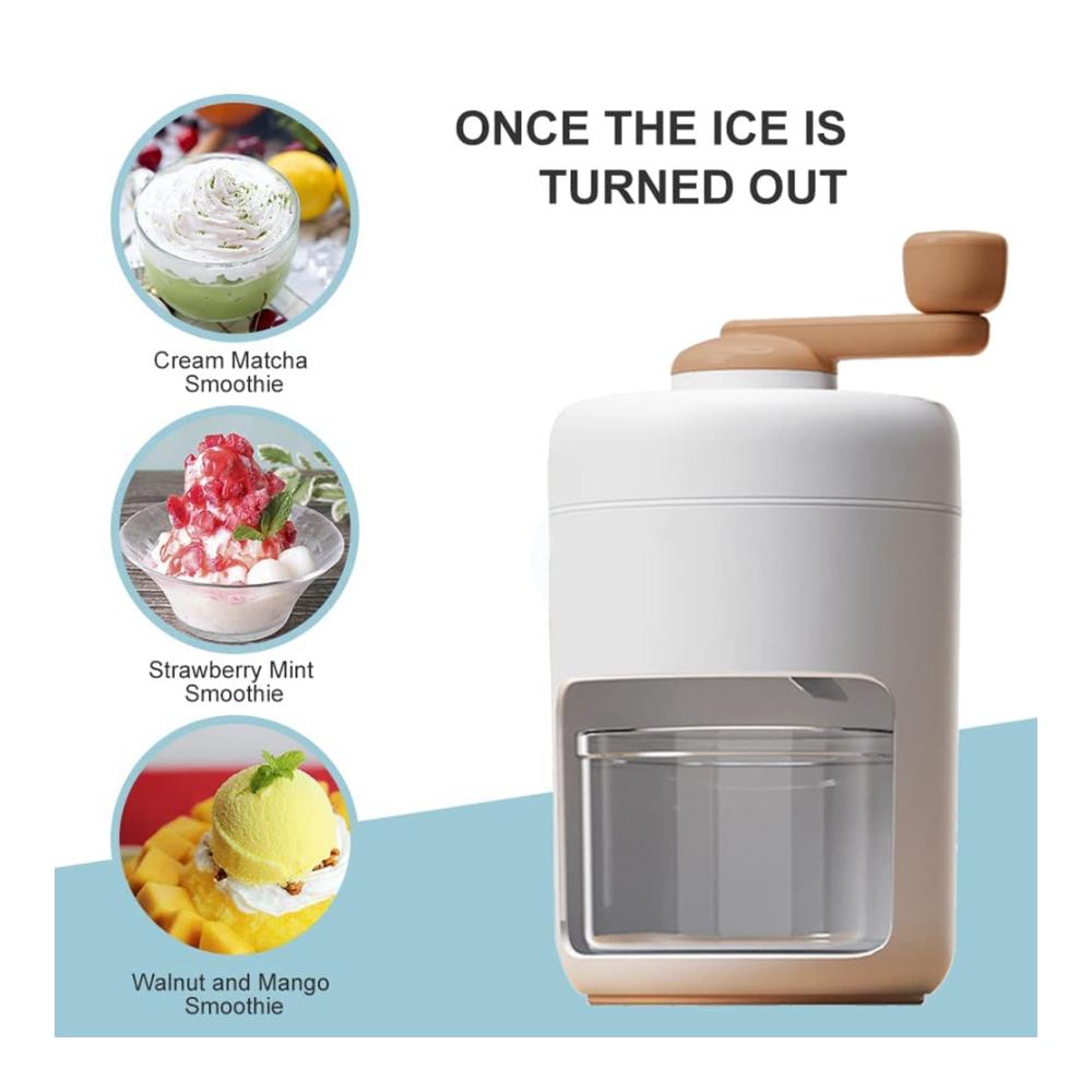 Eiscrusher und Eiswürfelbereiter Set | Manueller Ice Crusher Smoothies | Mit 2X Eiswürfelformen | Perfekt für erfrischende Getränke und Cocktails | Küchenhelfer für coole Genussmomente