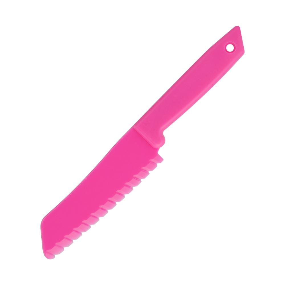 Entdecken Sie das ONUPGO 4-teilige Küchenmesserset - Perfekte Klingenschärfe für müheloses Schneiden von Obst Brot Kuchen und Salat - Kinderfreundliche Nylonmesser mit gezackten Kanten - Ideales Kunststoffmesser-Set für sicheres Kochen und Schnippeln in der Küche