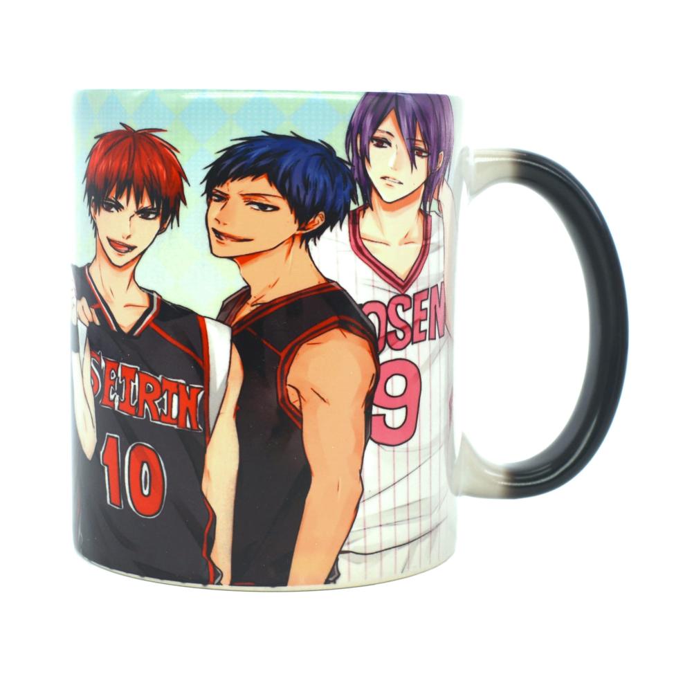 Anime Kaffeetassen Set - Kise Ryota Aomine Daiki Akashi Seijuro Kuroko Tetsuya & Kagami Taiga Tassen & Untertassen - 6-teiliges Becher-Set für echte Fans